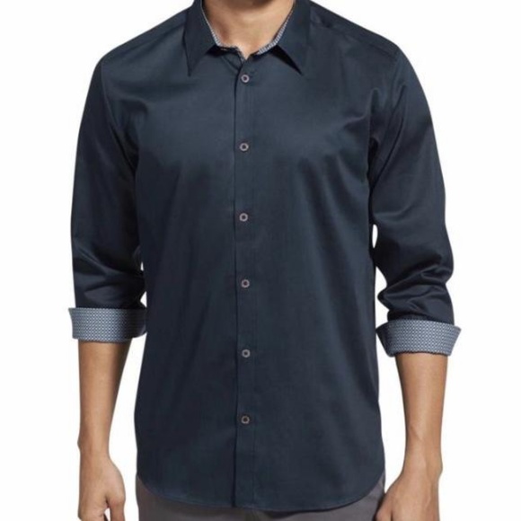 Ted Baker Other - Awesome looking Ted Baker navy blue shirt